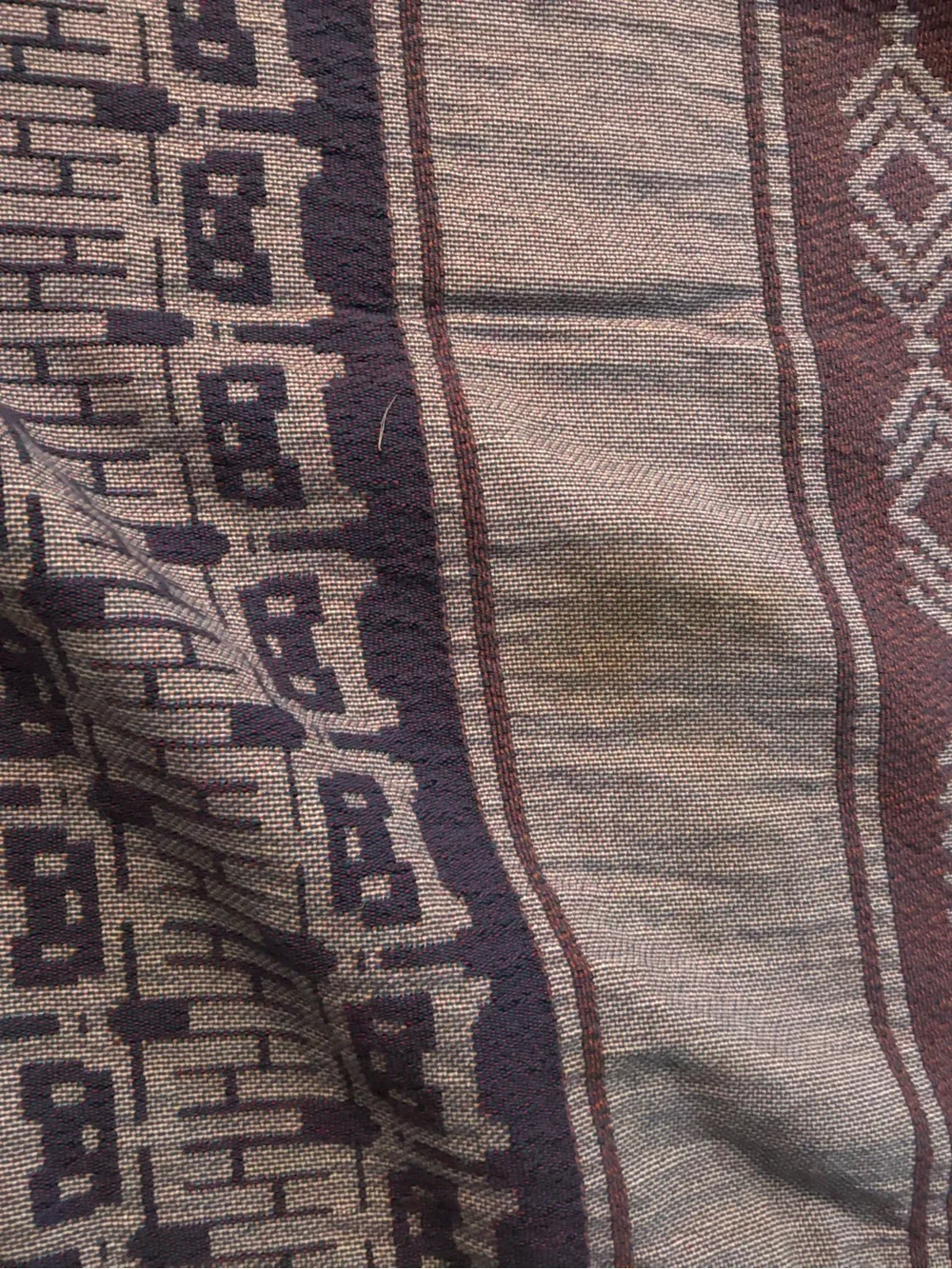 Woven Cat Jacquard Fringe Large Throw Blanket